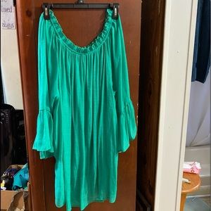 Flowy bell sleeve top